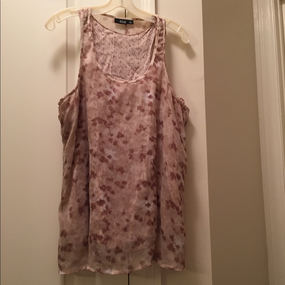 Two layer sleeveless top
